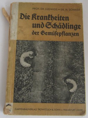 antiquarisches Buch – Ludwigs, Karl und Martin Schmidt – Die Krankheiten und Schädlinge der Gemüsepflanzen, der Küchenkräuter und der wichtigsten Arzneipflanzen