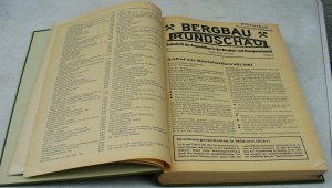 Bergbau Rundschau - Zeitschrift Angestellten in der Bergbau- und Enregiewirtschaft - Jahrgang 13, 1961 - 12 Ausgaben, kompletter Jahrgang in Leinen gebunden