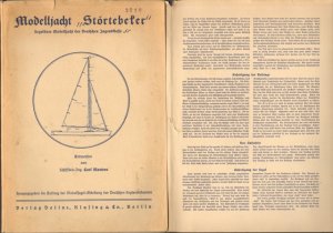 gebrauchtes Buch – Modelljacht 'Störtebeker', segelbare Modelljacht der Deutschen Jugendklasse 'G'. gebrauchtes Buch – Modelljacht 'Störtebeker', segelbare Modelljacht der Deutschen Jugendklasse 'G'.