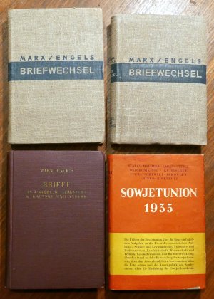 Sowjetunion 1935. Briefe an A. Bebel, W. Liebknecht, K. Kautsky und andere. Briefwechsel, erster Band und zweiter Band.