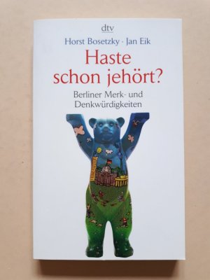 Haste schon jehört?