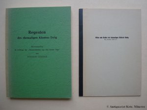 antiquarisches Buch – Norbert Scheele – 2 Bände: (1) Regesten des ehemaligen Klosters Ewig. Hrsg. im Auftrage der "Heimatstimmen aus dem Kreise Olpe. (2) Güter und Rechte des ehemaligen Klosters Ewig. Fotomechan. Nachdruck nach "Heimatborn", Jg 12, Nr 2/ 1935/ 36.