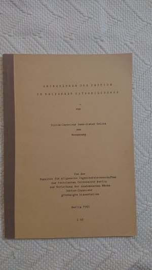 gebrauchtes Buch – Hans Dieter Belitz – Aminosäuren und Peptide  in reifendem Sauermilchkäse- Dissertation von Hans Dieter Belitz