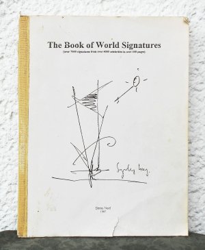 The Book of World Signatures. Over 7000 signatures from over 4000 celebrities in over 400 pages