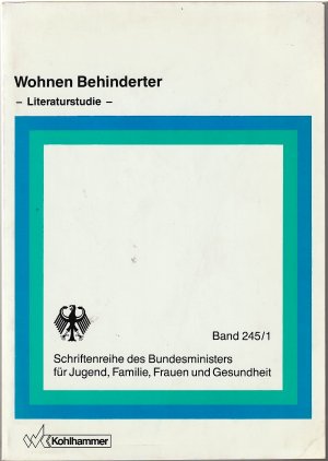 Wohnen Behinderter - Literaturstudie