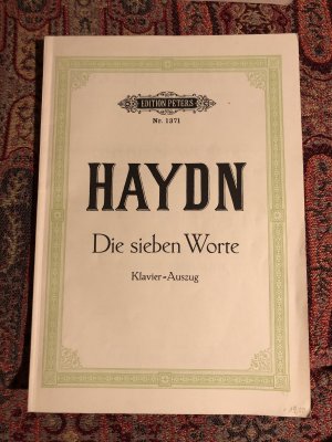 antiquarisches Buch – HAYDN – Die sieben Worte Nr.1371