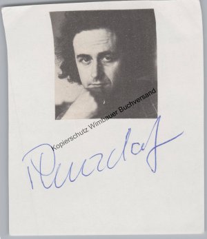 Original DDR-Autograph Ulrich Plenzdorf (1934-2007) /// Autogramm signiert signed signee