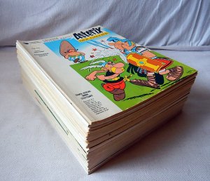 Asterix und Obelix 1-27 komplett Softcover SC viele 1.Auflage,alte Ausgabe,Druckschrift