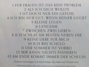 gebrauchter Tonträger – Max Raabe – Für Frauen ist das kein Problem