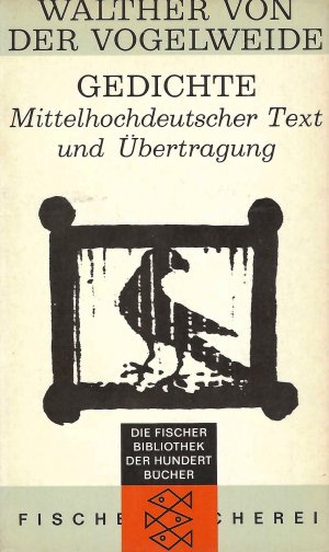 antiquarisches Buch – Walther von der Vogelweide – Gedichte • Mittelhochdeutscher Text und Übertragung