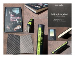 Bei Rotlicht Mord. "Nestor Burma en direct". Kriminalroman. Aus dem Französischen von Hans-Joachim Hartstein. Einbandgestaltung von Christoph Brudi. (= […]