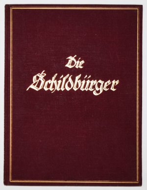 Die Schildbürger., Für Jung und Alt wiedererzählt. Mit zehn farbigen Originalholzschnitten von Hans Alexander Müller.
