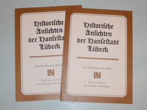 gebrauchtes Buch – LN.- – Historische Ansichten der Hansestadt Lübeck. Nachdrucke alter Stiche. 2 Mappen.