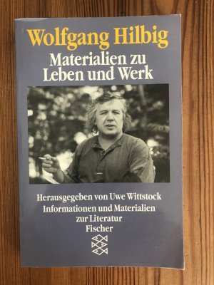 gebrauchtes Buch – Uwe Wittstock – Wolfgang Hilbig - Materialien zu Leben und Werk