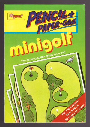 gebrauchtes Spiel – minigolf - pencil + paper-game