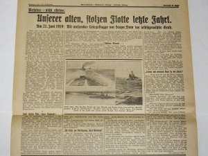 antiquarisches Buch – Saale-Zeitung / Allgemeine Zeitung / Hallesche Zeitung Nr. 142 vom 21. Juni 1919