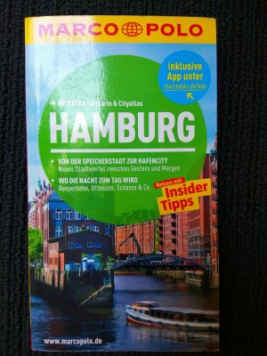 gebrauchtes Buch – Dorothea Heintze – MARCO POLO Reiseführer Hamburg - Reisen mit Insider-Tipps. Mit EXTRA Faltkarte & Cityatlas