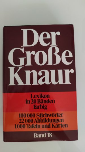 gebrauchtes Buch – Der große knaur Band 18