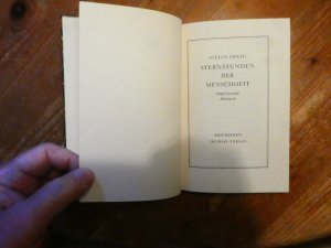 gebrauchtes Buch – Stefan Zweig – Sternstunden der Menschheit - Fünf historische Miniaturen Insel-Bücherei Nr. 165