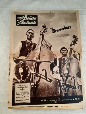 antiquarisches Buch – Deutsche Bauernillustrierte 1. Jahrgang Nr. 10 Erste Augustausgabe 1955