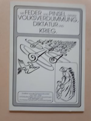 gebrauchtes Buch – Franz U. Grochtmann – Mit Feder und Pinsel gegen Volksverdummung, Diktatur und Krieg - Grafiken aus der Tschechoslowakei von 1927-1938