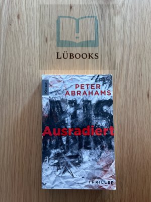 gebrauchtes Buch – Peter Abrahams – Ausradiert