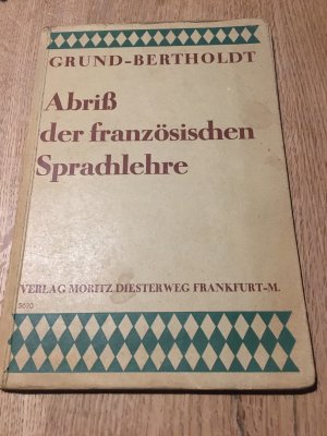 Abriß der französischen Sprache