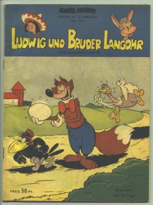 Comic. Buntes Allerlei 1954 : Nr. 15. Aller-Verlag. Sehr seltenes Originalheft. Siehe bitte Beschreibung. (intern : 1047318)