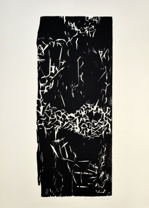 1/88 C. [1988]. [Signierter Original-Holzschnitt / signed original woodcut].
