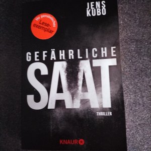 gebrauchtes Buch – Jens Kubo – Gefährliche Saat