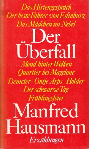 antiquarisches Buch – Manfred Hausmann – Der Überfall und andere Erzählungen