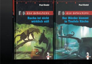 gebrauchtes Buch – Paul Zindel – 5 Bücher Die Detektive Totgesagte leben gut + Verbrecher haben keine Ferien + Wer rechnet schon mit einem Mord ? + Rache ist nicht wirklich süß + Der Mörder kommt in Teufels Küche