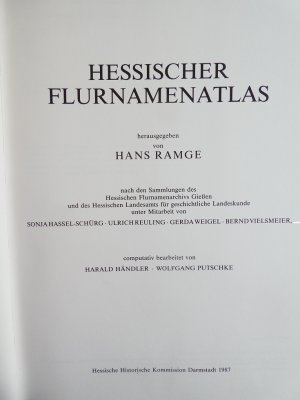 Hessischer Flurnamenatlas