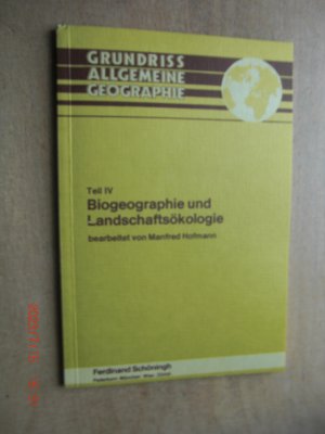 gebrauchtes Buch – Busch, Paul; Achilles – Grundriss Allgemeine Geographie / Biogeographie und Landschaftsökologie