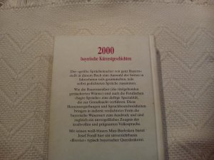 gebrauchtes Buch – Josef Fendl – Bauernseufzer - 2000 bayerische Kürzestgeschichten