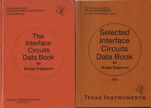 gebrauchtes Buch – The Engineering Staff of Texas Instruments Semiconductor Group – The Interface Circuits Data Book for Design Engineers  ++  The Linear Control Circuits Data Book for Design Engineers  ++  Selected Interface Circuits Data Book for Design Engineers  =  3  Books