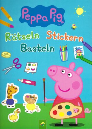 Rätseln, Stickern, Basteln - Peppa Pig