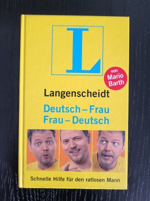 gebrauchtes Buch – Barth, Mario; Barth – Langenscheidt Frau-Deutsch/Deutsch-Frau - Schnelle Hilfe für den ratlosen Mann