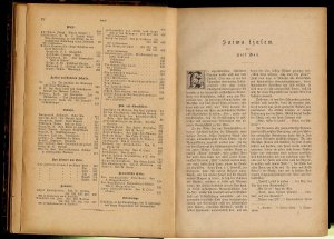 Saiwa tjalem., Seiten 1-17 in: Vom Fels zum Meer. Spemann's Illustrirte Zeitschrift für das Deutsche Haus, 2. Band April 1883 bis September 1883.