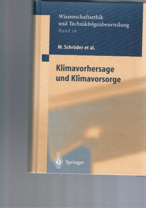 Klimavorhersage und Klimavorsorge