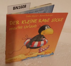 gebrauchtes Buch – Moost, Nele  – Der kleine Rabe Socke macht Urlaub - Pixi-Serie 193 Nr. 1740