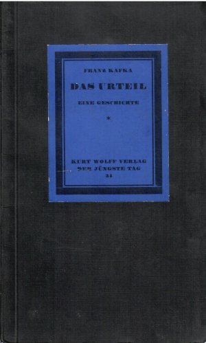 Das Urteil - Erstausgabe - 1916