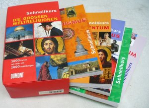 " W "  Dumont - "Schnellkurs Die grossen Weltreligionen" - 5 Bände im Schuber: Buddhismus + Christentum + Hinduismus + Islam + Judentum