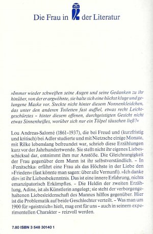 gebrauchtes Buch – Lou Andreas-Salomé – Fenitschka - Eine Ausschweifung - Erzählungen