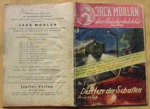 Jack Morlan der Meisterdetektiv. Heftreihe von 1950-1952 (Jack Morlan II / Neue Folge) aus dem Oswald Arnold-Verlag. 4o-Pf.-Hefte. Kleine Partie seltener […]