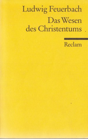 Das Wesen des Christentums (ISBN 0877251975)