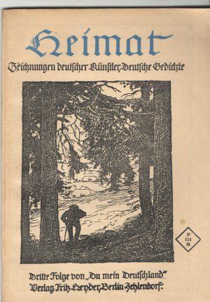 antiquarisches Buch – Heimat. Zeichnungen Deutscher Künstler. Deutsche Gedichte. [Paperback] [Jan 0...