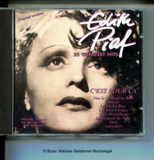 EDITH PIAF "C'EST POUR CA - 20 Greatest Hits (Original versions)