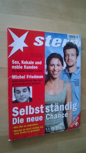 Stern Nr. 27/2003 - Selbstständig Die neue Chance - Ufo an der Elbe (Elbphilharmonie) Hamburg