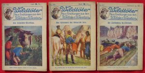 37 x Romanhefte / Originalhefte „Wildtöter - Neue Erzählungen aus dem Wilden Westen“. Verlagshaus für Volksliteratur u. Kunst, Berlin. Serie 1915-1922 […]